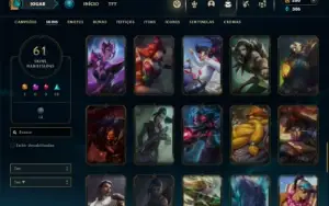 Esmeralda 2 com 110 Champs e 61 Skins ( MAIN JG )