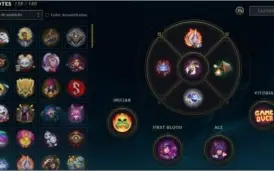 Conta lvl 411 com 293 skins