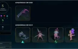 Conta lvl 411 com 293 skins