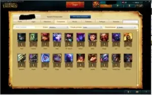 Conta unranked league of legens