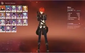Conta GOD AR 55, Diluc + Keqing + 25k primos