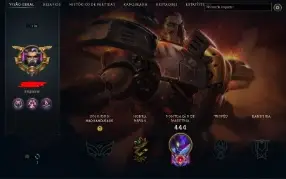 Conta LOL Perfeita para Main Darius com Muitas Skins