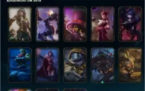 Conta  Ouro 3 64 Campeoes Nivel 95 Riven Emissaria E Mais