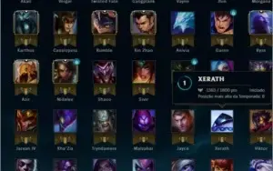 Conta  Ouro 3 64 Campeoes Nivel 95 Riven Emissaria E Mais