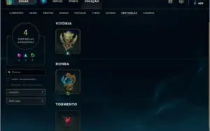 Conta de LoL - Plat / Gold 1 - 45 Champs - 12 Skins