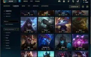 Conta ouro 3 com 137 champs e 93 skins + 800k de Talon