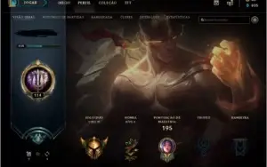 Vendo Conta de LeagueOfLegends Ouro 4 Muito boa !!!