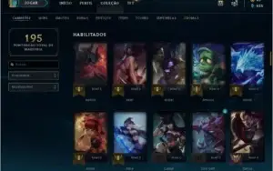 Vendo Conta de LeagueOfLegends Ouro 4 Muito boa !!!