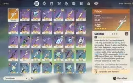 ✨ CONTA GENSHIN IMPACT AR 45 (CHILDE + RAIDEN + TRÊS T5) ✨