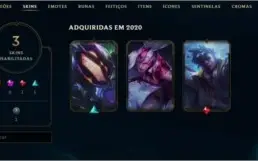 Conta unranked level 34, 2 skin