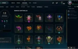 CONTA LVL 242 / TODOS CAMPEÕES / GOLD 3 / 95 SKINS