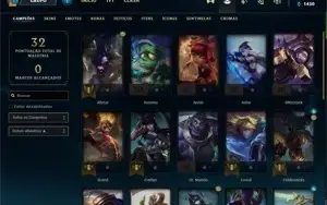 Conta lol mestre