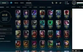 Conta platina na solo/flex  level 140 / todos campeões !!