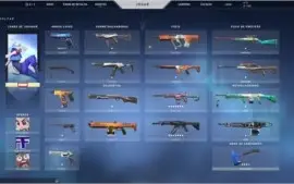 Conta Valorant Ouro 2 + SKINS DE ARMAS + PASSES DE BATALHA