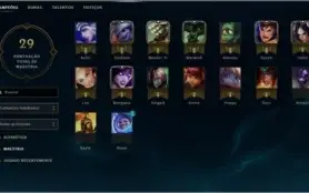 League of Legends - Cont Gold + 16 Campeões e 6 Skins