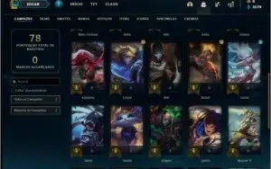 Conta prata 2 Com skin do darius