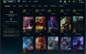 Conta prata 2 Com skin do darius
