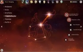 Conta com Venti com constelação + 3 armas 5 estrelas.