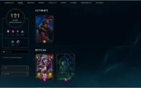 Vendo conta de lol d3 121 skins