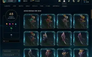 Conta Gold1 com muitas skins e mmr alto