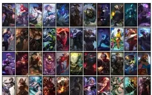 Conta prata 2 com 112 Champs e 120 Skins + 1 Prestigio