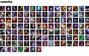 Conta prata 2 com 112 Champs e 120 Skins + 1 Prestigio