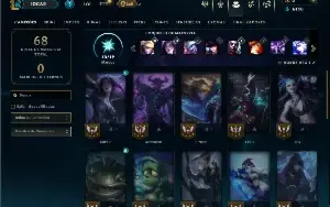 Ferro 3 com 30 Champs e 8 Skins +2 Fragmentos
