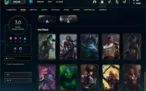 Conta bronze 1 com 31 Champs e 30 Skins +2 Fragmentos