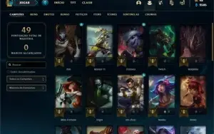 Conta bronze 1 com 31 Champs e 30 Skins +2 Fragmentos