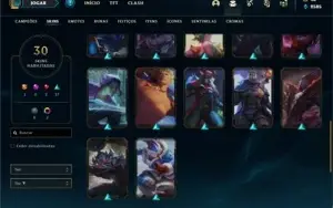 Conta bronze 1 com 31 Champs e 30 Skins +2 Fragmentos