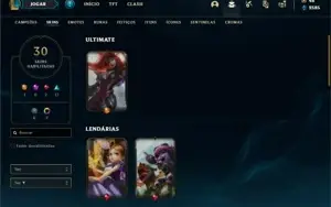 Conta bronze 1 com 31 Champs e 30 Skins +2 Fragmentos