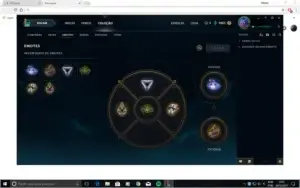 Conta Bronze 1 20 skins e 103 champions.