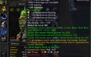 Druid Feral T10 Heroic + arma LK Heroic WOW BR 3.3.5