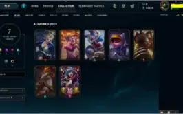 Conta unranked, 24k de EA, mais de 20 campeões e skins