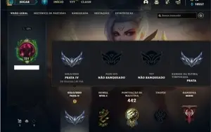 Conta prata 4 com 150 Champs e 107 Skins + 5 Prestigios