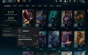 Ouro 2 com TODOS os champs e 210 Skins ( MAIN SUP / TOP )