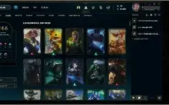 CONTA LEAGUE OF LEGENDS OURO, VALOR NEGOCIÁVEL
