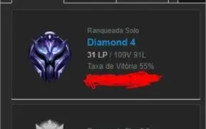 Conta LOL Diamante