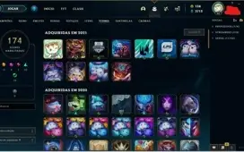 Unranked / 353 Skins / Conta desde 2012 / Quase todos champs