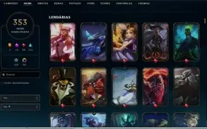 Unranked / 353 Skins / Conta desde 2012 / Quase todos champs