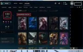 Conta Season1 180 Skins Full Champs