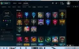 Conta Season1 180 Skins Full Champs
