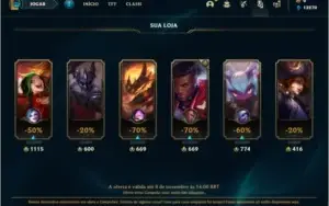 Conta ouro 1 com 1 skin e 21 champs ( MAIN JG ) Karthus