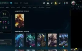 Conta LoL, Challenger season passada, 4825RP, mmr D1
