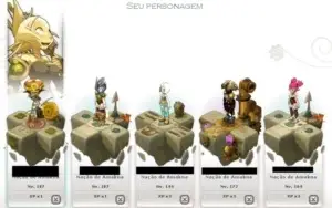CONTA WAKFU 5 personagens. perfeita