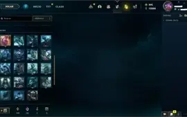 Vendo conta de lol lvl 282 - 4 Skins vitoriosas