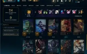 Esmeralda 4 com 23 Champs e 2 Skins
