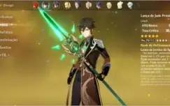 Genshin Impact Conta(AR 42) Diluc, Zhongli e +.
