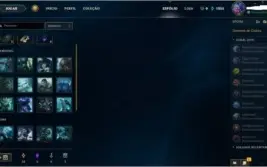 Conta unranked lv 30 com skin Riven Emissária da Luz