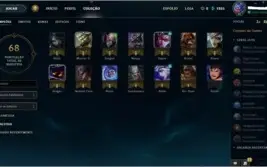 Conta unranked lv 30 com skin Riven Emissária da Luz
